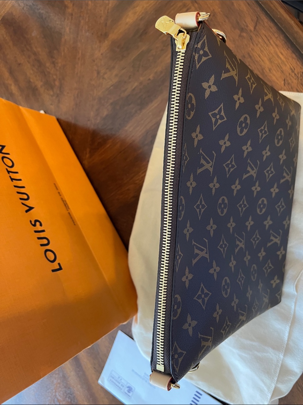 Louis Vuitton Monogram Canvas Multipass with Gold & leather Chain Detail - Picture 8 of 16